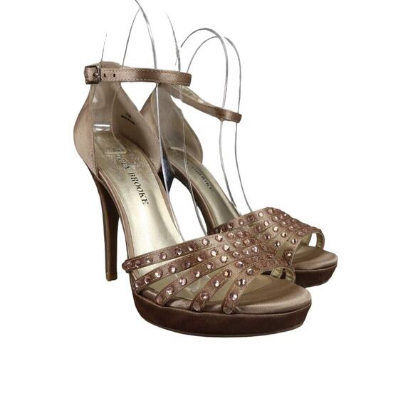 Audrey Brooke Shoes - Audrey Brooke Shoes Women 7.5 Pump Stiletto Sandal Platform Formal Event Wedding